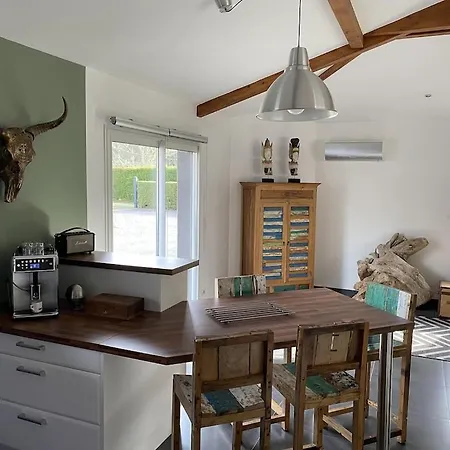 빌라 Avec Piscine Chauffee Proche Oceane *